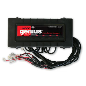 NOCO 12-72 Volt, 60 Amp Genius 6 Bank Battery Charger - Made in the USA