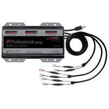 Dual Pro Three Bank Pro 12/24/36 Volt 45 Amp Battery Charger - 3 Banks