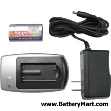 Digital / Video Battery Charger Kit with CRV3 Battery
