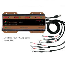 Dual Pro Four Bank Pro SE 12/24/36/48 Volt 40 Amp Battery Charger - 4 Banks