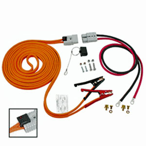 Booster Assembly: 4 AWG, 30 FT Cable, 4 FT Harness - With Polarity Indicator