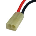 Mini Male Tamiya Connector with 16 AWG Silicon Wire