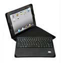 Sleek Portfolio with Detachable Bluetooth Keyboard for the New iPad & iPad 2 - Black