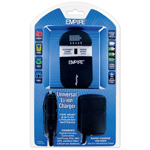 Universal Lithium Ion Charger - For Most 3.6 - 7.4V Li-Ion Batteries