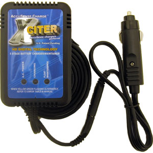 Xciter Battery Charger with Cigarette Plug (ESA2 Replacement)