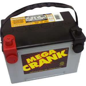 Mega Crank Dual Terminal AGM Battery  - 750 CCA