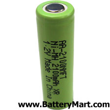 AA Flat Top NiMH Rechargeable Battery