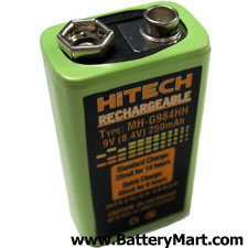 9 Volt Rechargeable Battery