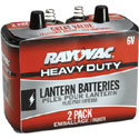 Rayovac 6-Volt Heavy Duty Lantern Battery - 2 Pack