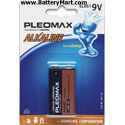 Pleomax 9 Volt Alkaline Battery