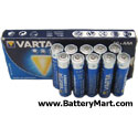 Varta+AAA+Alkaline+Batteries+-+10+Pack