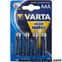 Varta AAA Alkaline Batteries - 4 Pack