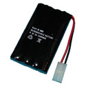 RC Battery Pack with Tamiya Connector - 9.6 Volt 600 mAh