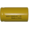 C NiCD Flat Top Rechargeable Battery