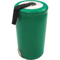 D NiMH Rechargeable Battery with Solder Tabs