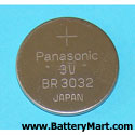 Panasonic+BR3032+3V+Lithium+Coin+Cell+Battery