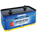 803 Rayovac Alkaline Emergency Lantern, 7.5V  Industrial Battery, Screw Terminals