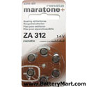 Renata+Size+312+Hearing+Aid+Batteries+-+6+Pack