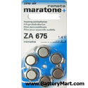 Renata+Size+675+Hearing+Aid+Batteries+-+6+Pack