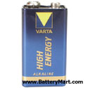 Varta 9 Volt Alkaline Battery