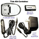 Digital / Video Battery Charger Kit with CRV3 Battery