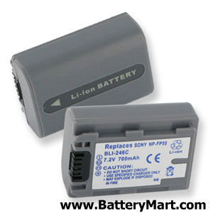 Sony NP-FP50, NP-FP70, NP-FP90 Replacement Battery