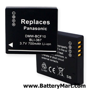 Replacement Panasonic DMW-BCF10 Battery