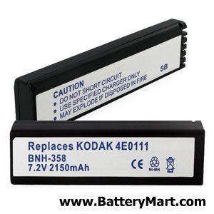 Replacement Kodak 4E0111 Battery
