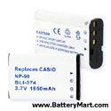 Replacement Casio NP-90 Battery