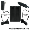 Dual Port AC/DC Lead Acid Charger for Panasonic PV-BP50/80/88