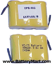 1X3-2/3AA Replacement Battery