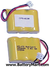 1X3-2/3AA/M Connector Replacement Battery