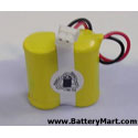 1X2-2/3AA with C Connector Replacement Battery