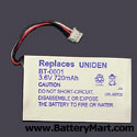 Uniden BT-0001 Replacement Battery