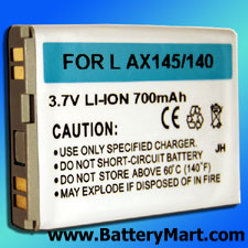 LG AX140, LX140 Replacement Battery
