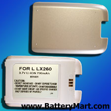 LG LX260 Replacement Battery
