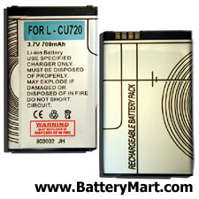 LG CU720 Replacement Battery