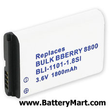 RIM Blackberry 8800 Series Silver Replacement Battery