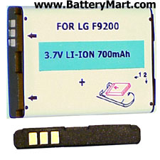 LG F9100 700mAh Replacement Battery
