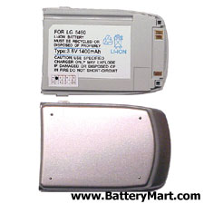 LG LX5450 Silver Replacement Battery