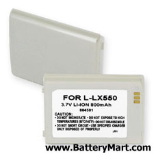 LG LX550 Replacement Battery