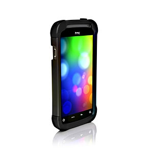 Ballistic Shell Gel (SG) Series for HTC One S - Black-ON-Black