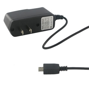 Micro-USB Travel Charger for many Cell Phones and Smartphones