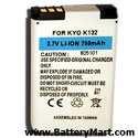 Kyocera K132 Replacement Battery