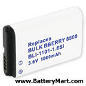 RIM Blackberry 8800 Series Silver Replacement Battery