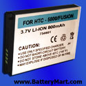 HTC 5800, Fusion, S720 Replacement Battery