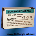 Motorola Rokr Z6M Replacement Battery