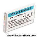 Sanyo SCP-3800, Katana LX Replacement Battery