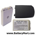 Sanyo VI-2300 Black Replacement Battery