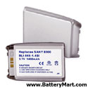Sanyo MM-8300 1400 mAh Silver Replacement Battery